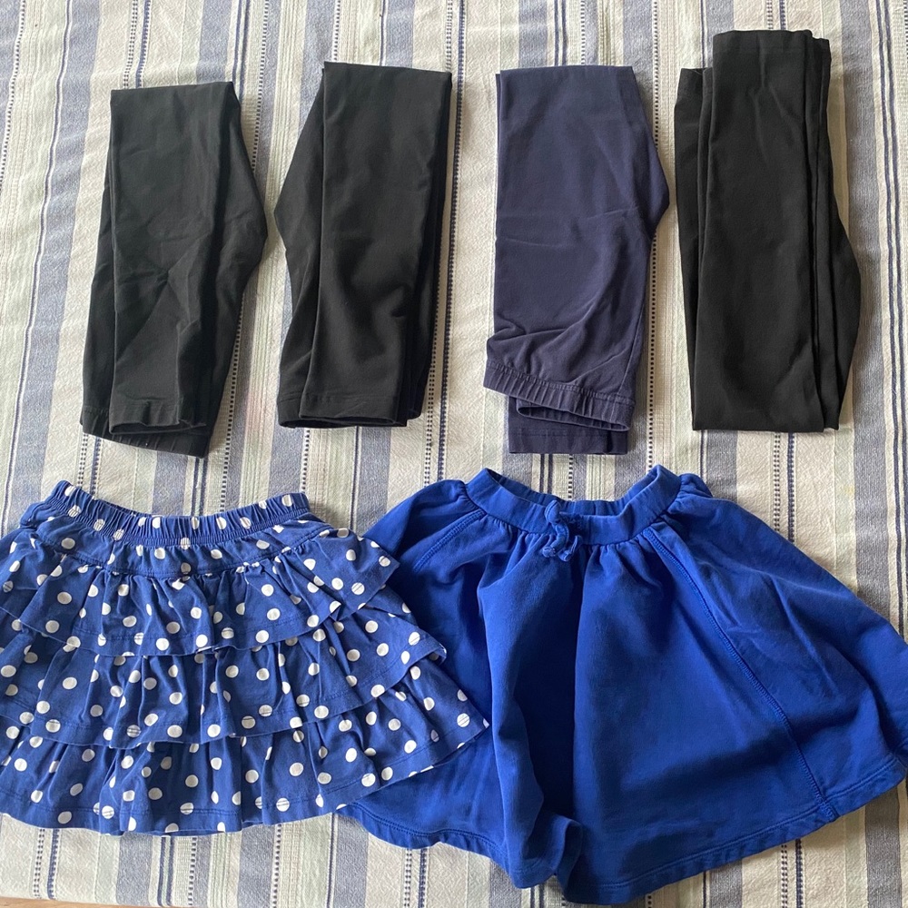 Hanna Anderson leggings and skirts
